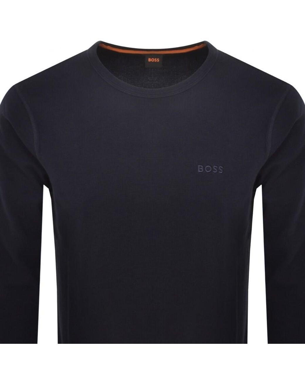 BOSS by HUGO BOSS Boss Tempesto Long Sleeve T Shirt in Blue for