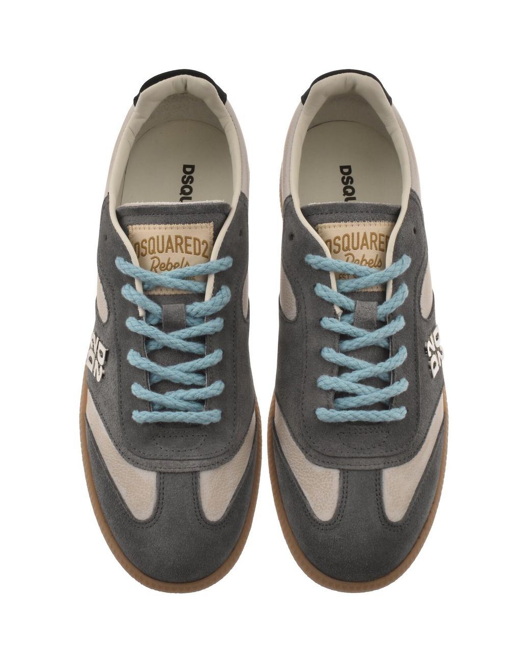 DSquared² Gray Rebel Trainers for men