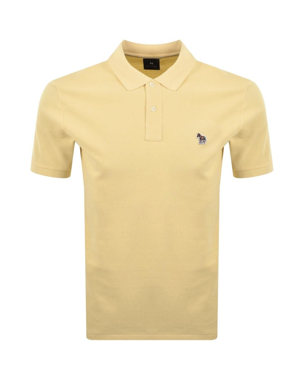 Paul Smith Yellow Zebra Polo T Shirt for men