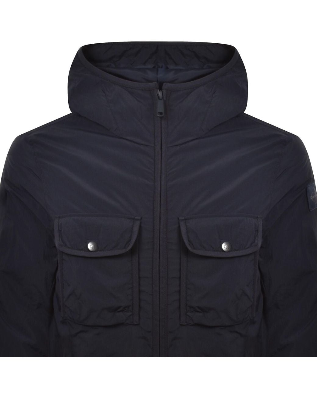 Calvin Klein Blue Jeans Crinkle Puffer Jacket for men