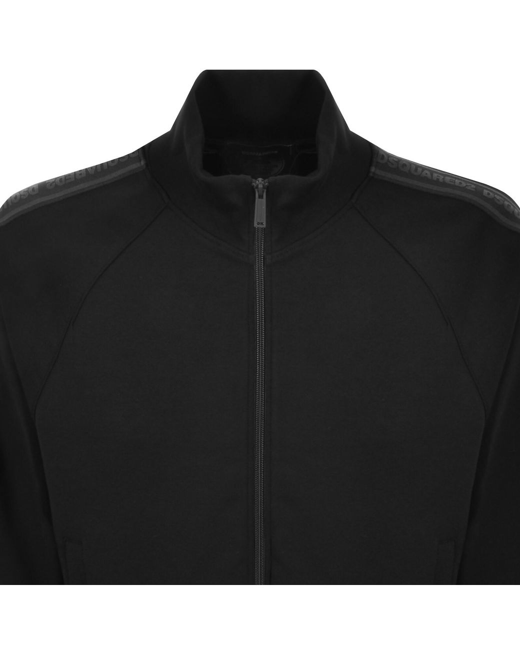 DSquared² Black Tape Zipped Sweatshirt for men