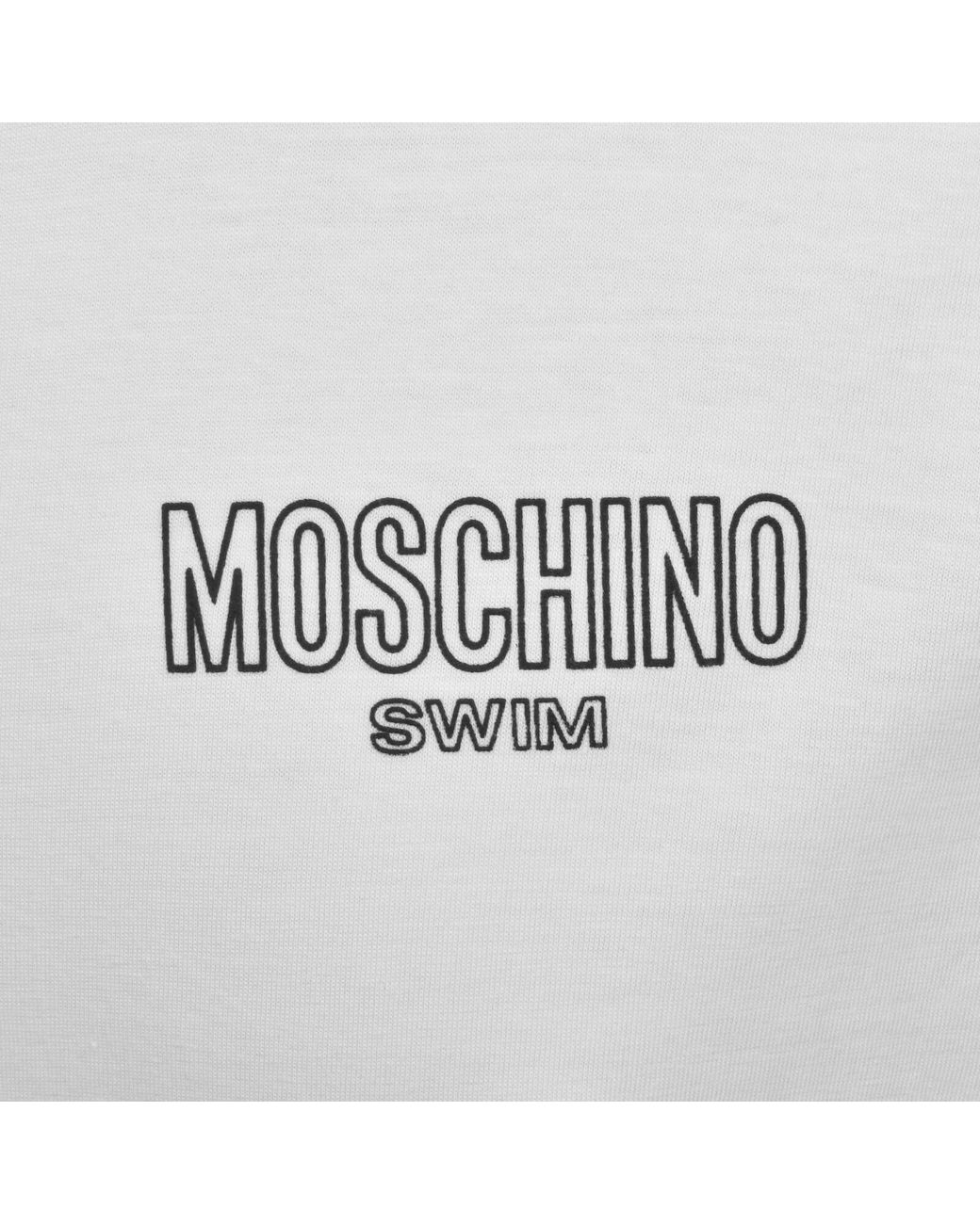 Moschino Gray Swim T Shirt for men
