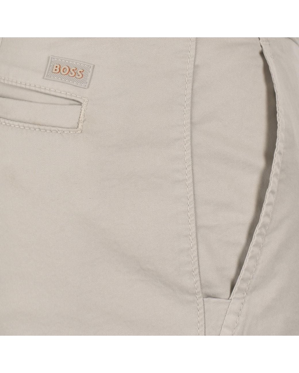Boss Gray Boss Chino Slim Shorts Open for men
