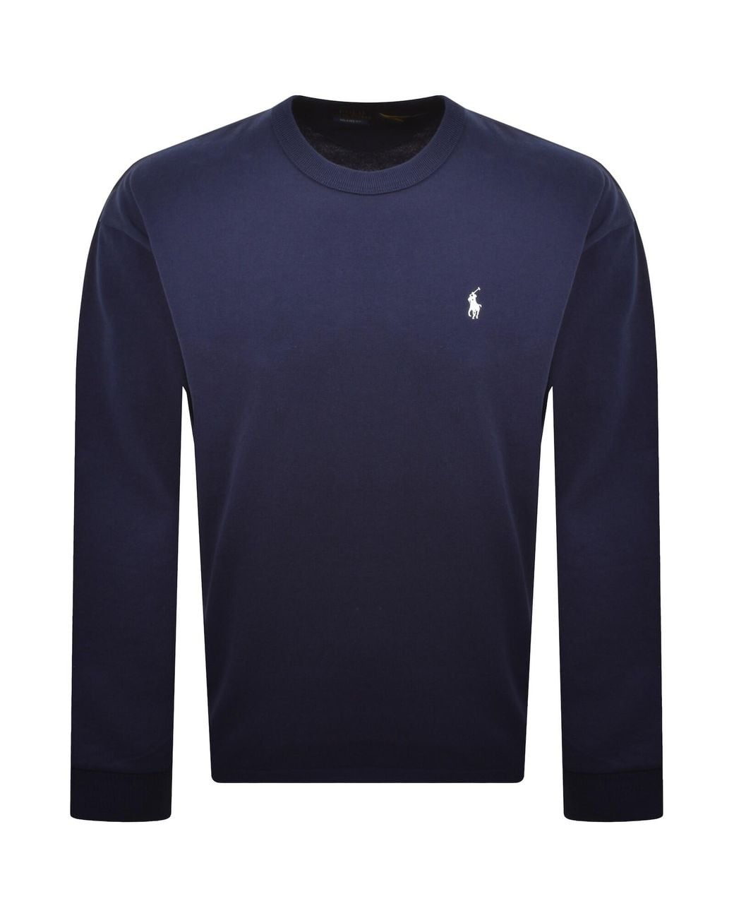Ralph Lauren Blue Long Sleeve T Shirt for men