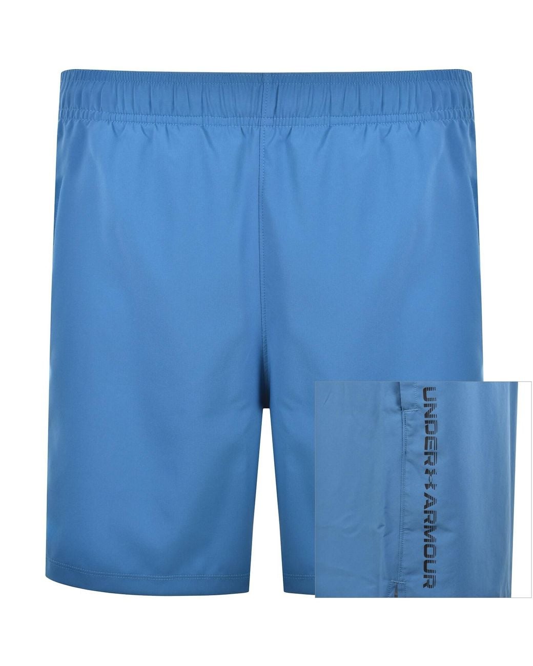 Under Armour Blue Logo Shorts for men