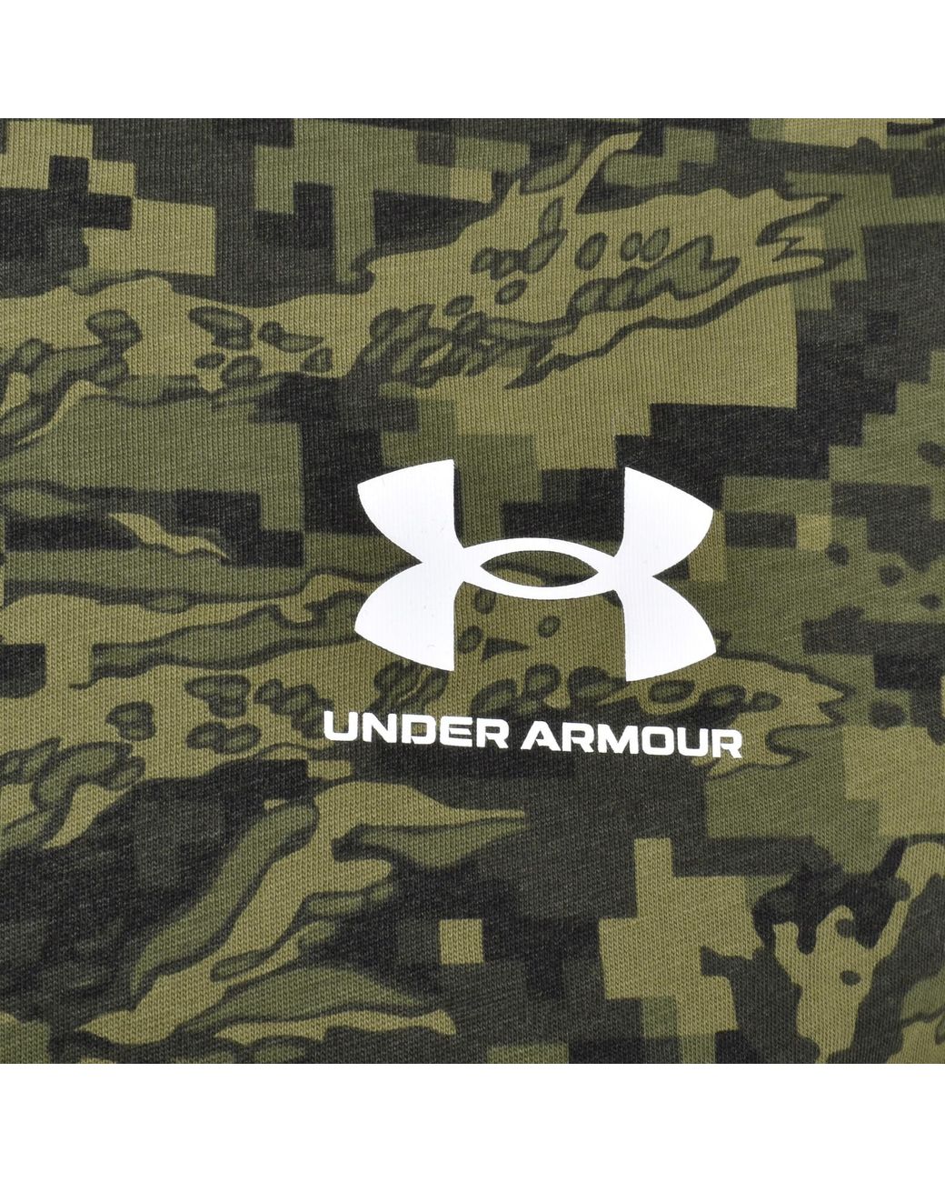 Under Armour Green Camo Short Sleeve T Shirt for men