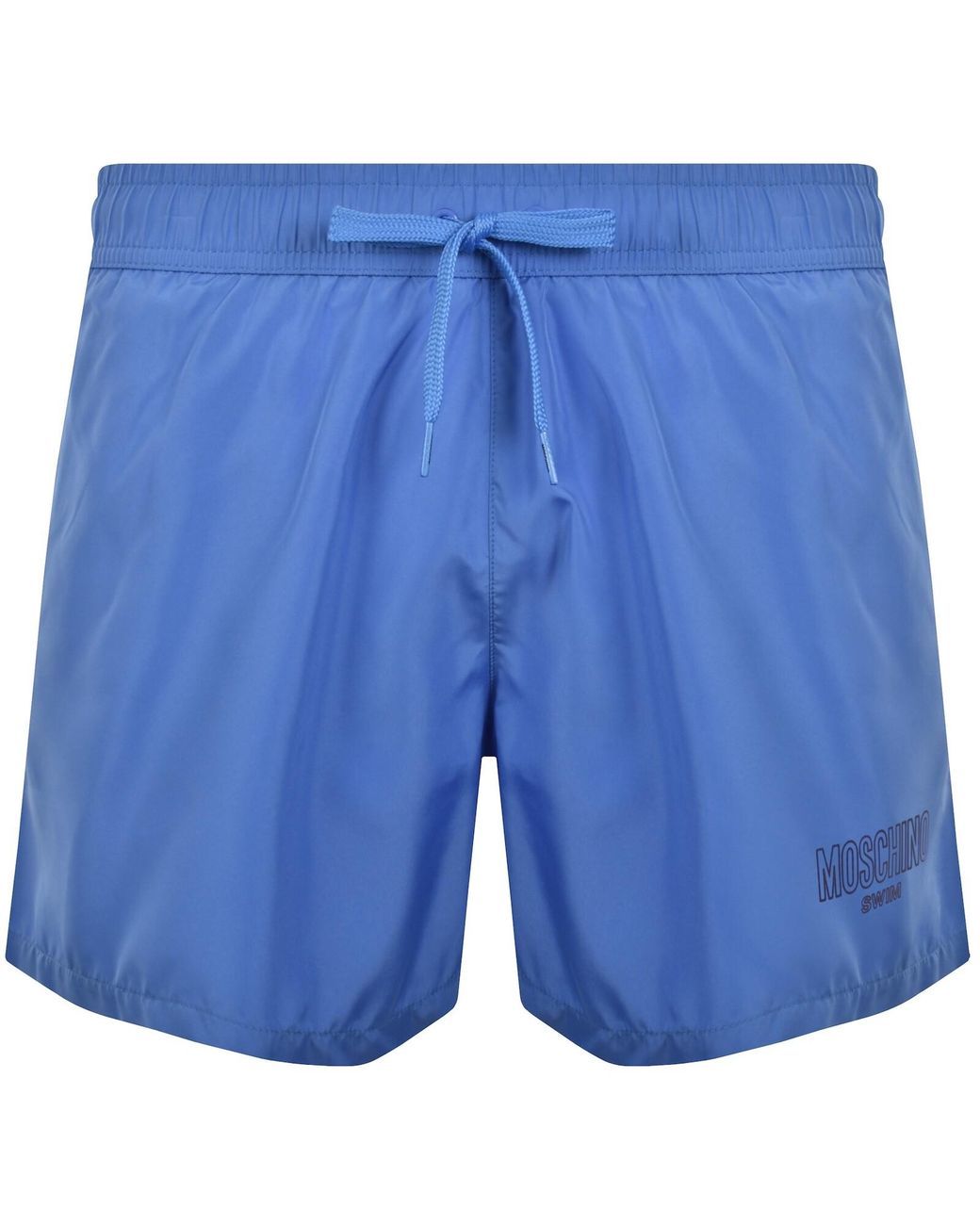 Moschino Blue Logo Swim Shorts for men