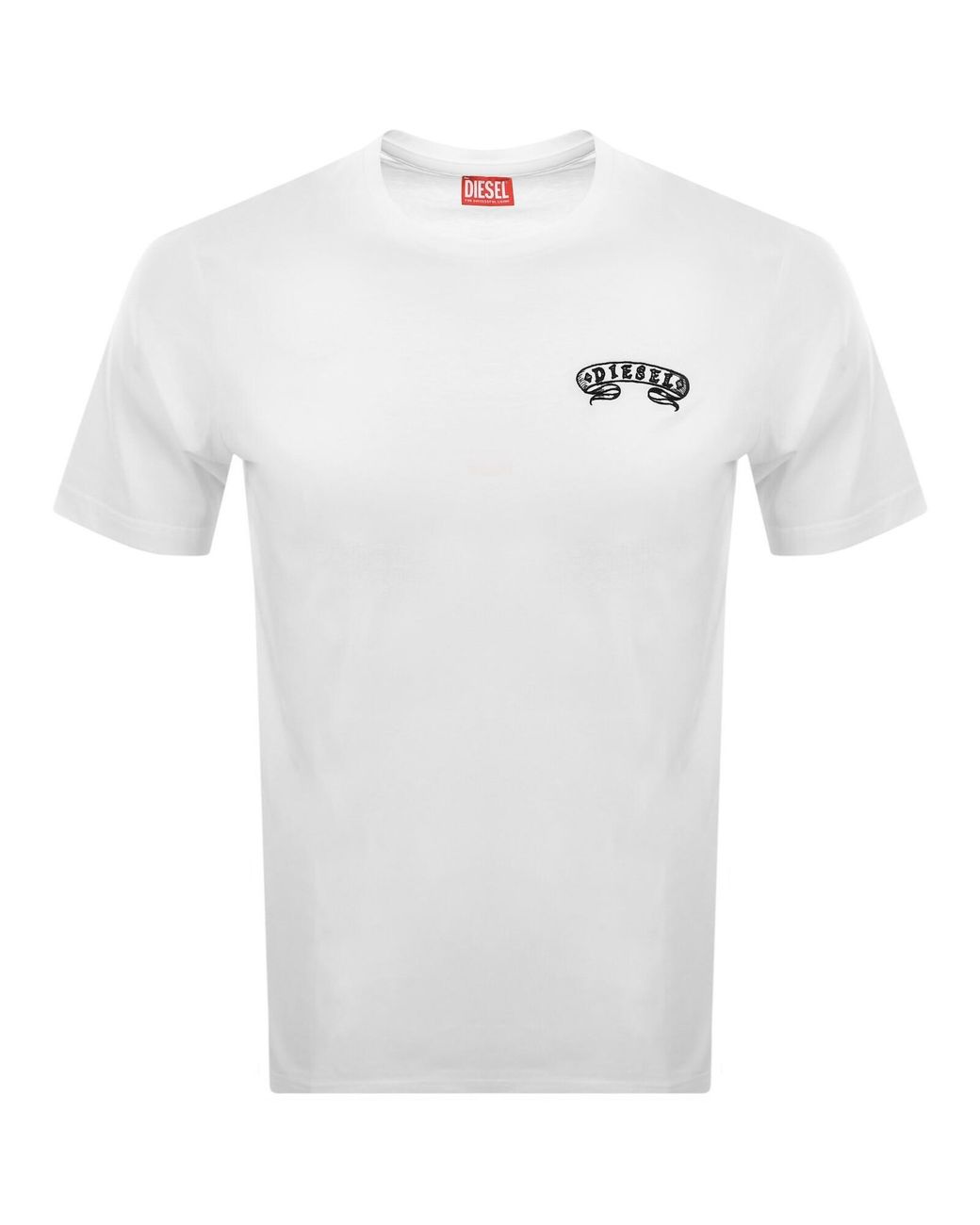 DIESEL White T Adjust Aa9 T Shirt for men