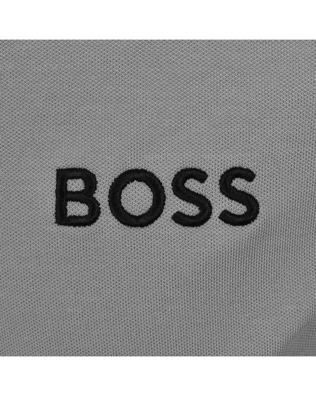 Boss Gray Boss Paddy Pro Polo T Shirt for men