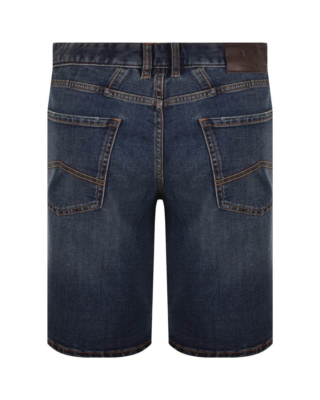 ARMANI EXCHANGE Blue J65 Slim Denim Shorts for men