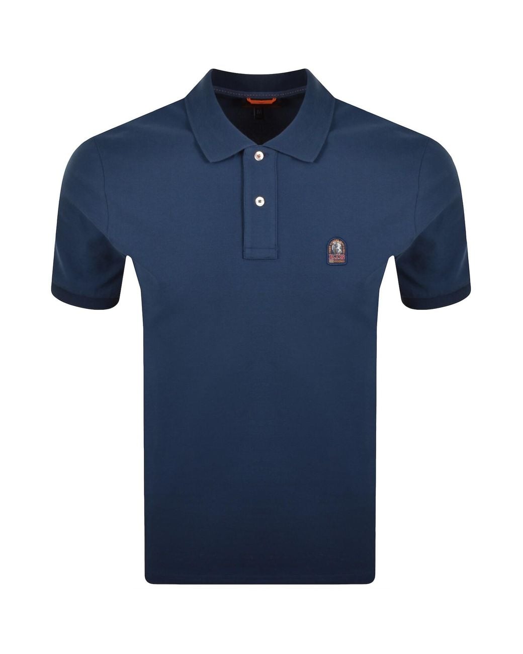 Parajumpers Blue Wellington Polo T Shirt True for men
