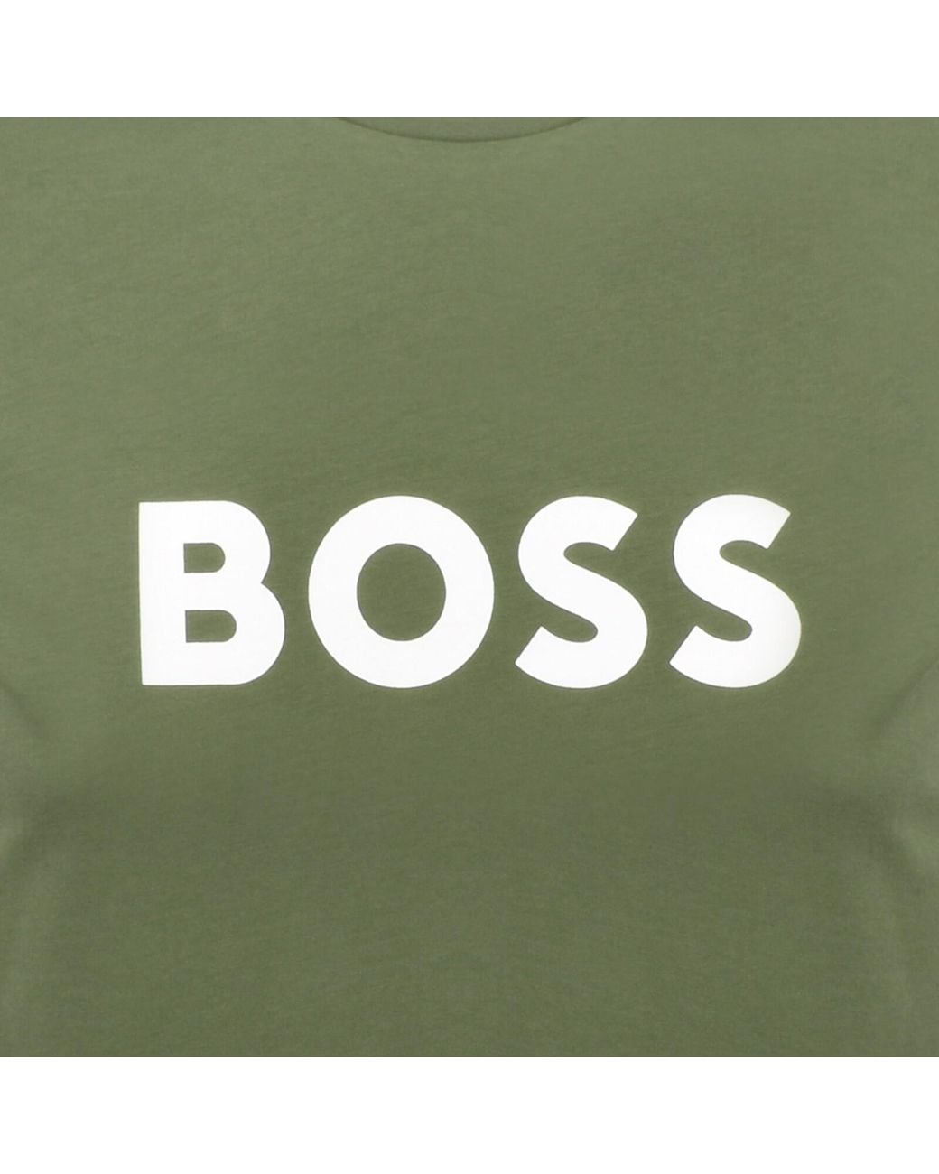 BOSS BUSINESS Green Boss Beachwear Logo T Shirt Open for men