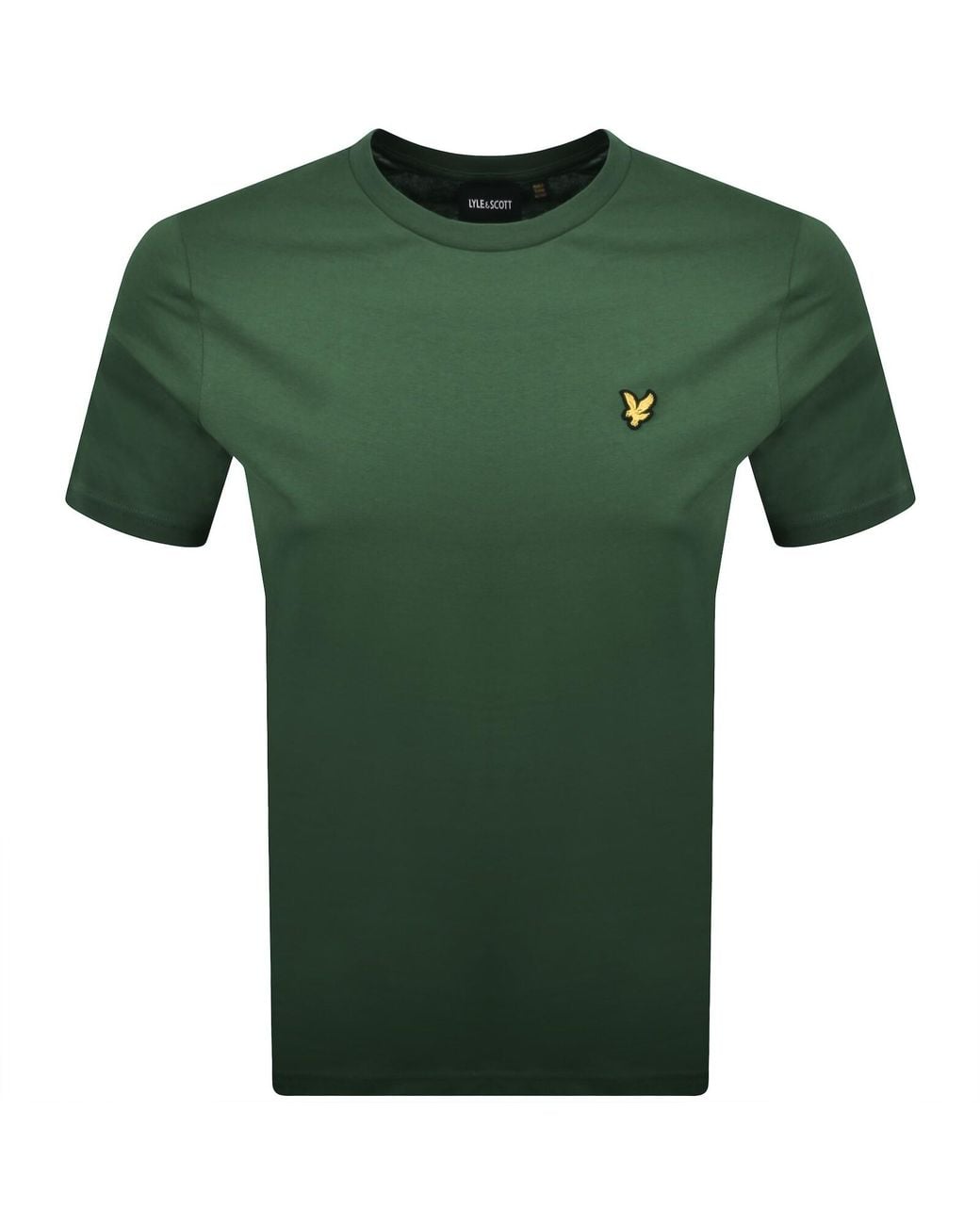 Lyle & Scott Green Crew Neck T Shirt Clover for men