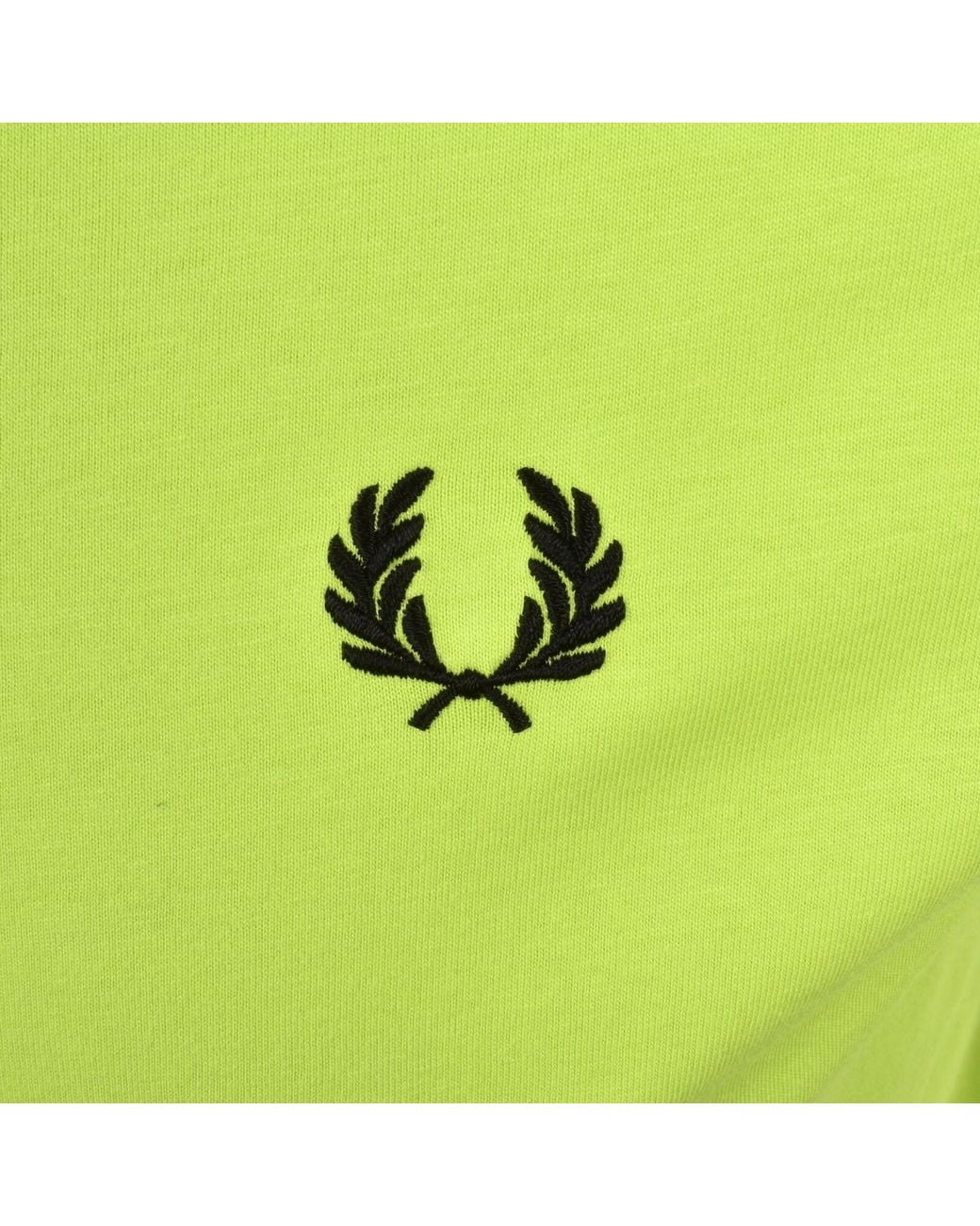 Fred Perry Green Twin Tipped T Shirt for men
