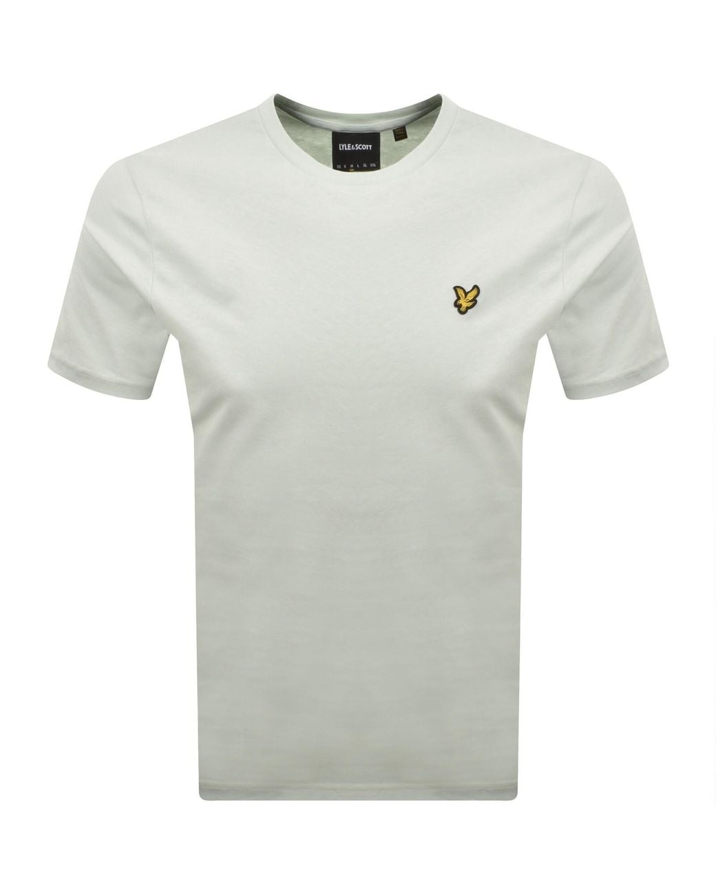 Lyle & Scott Gray Crew Neck T Shirt for men