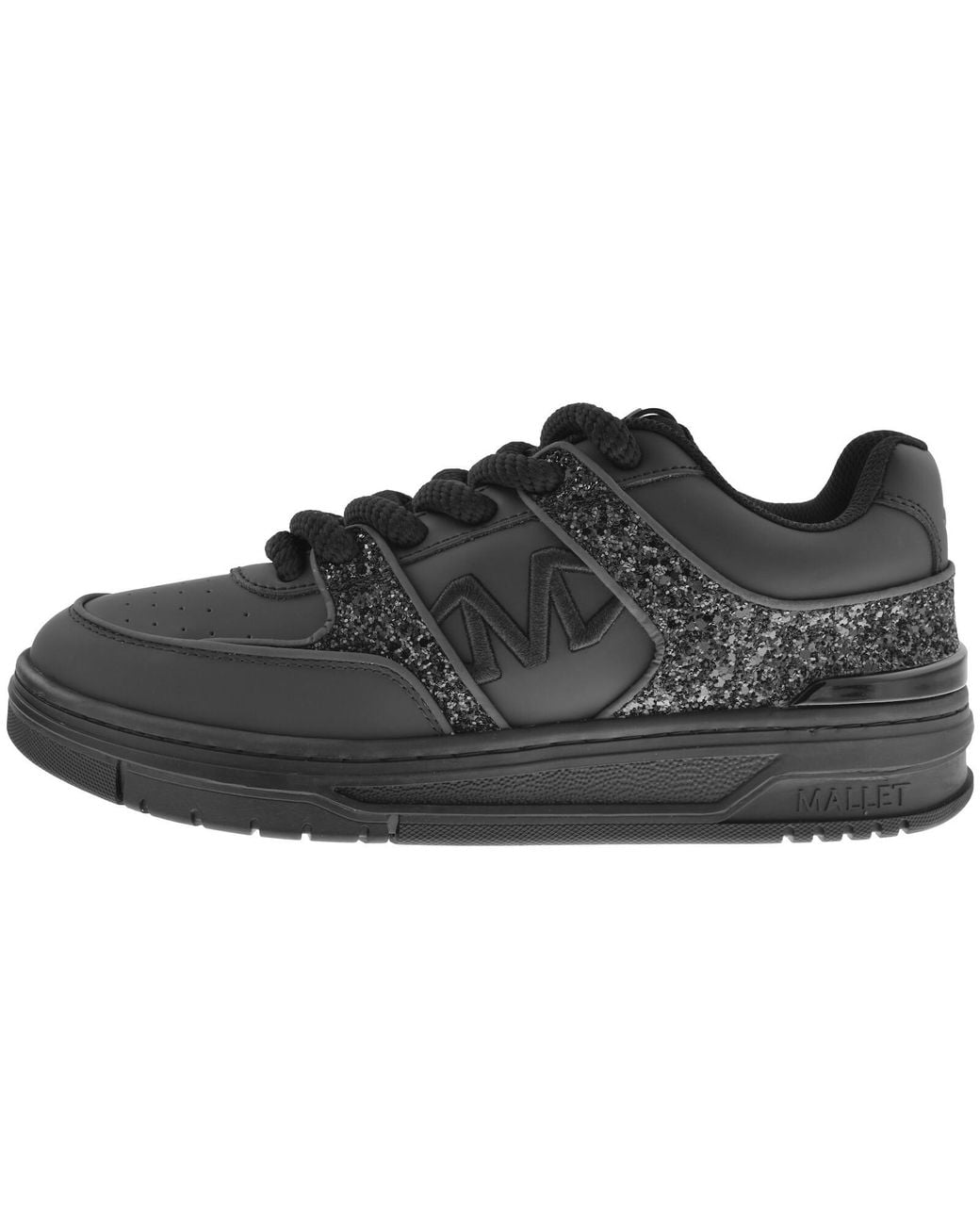 Mallet Black Clayton Trainers for men