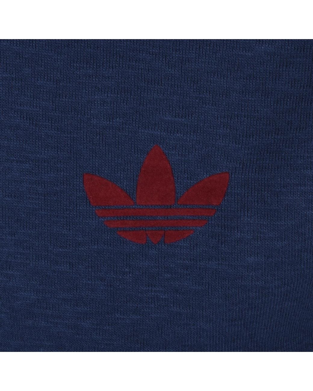 Adidas Originals Blue Ringer T Shirt for men