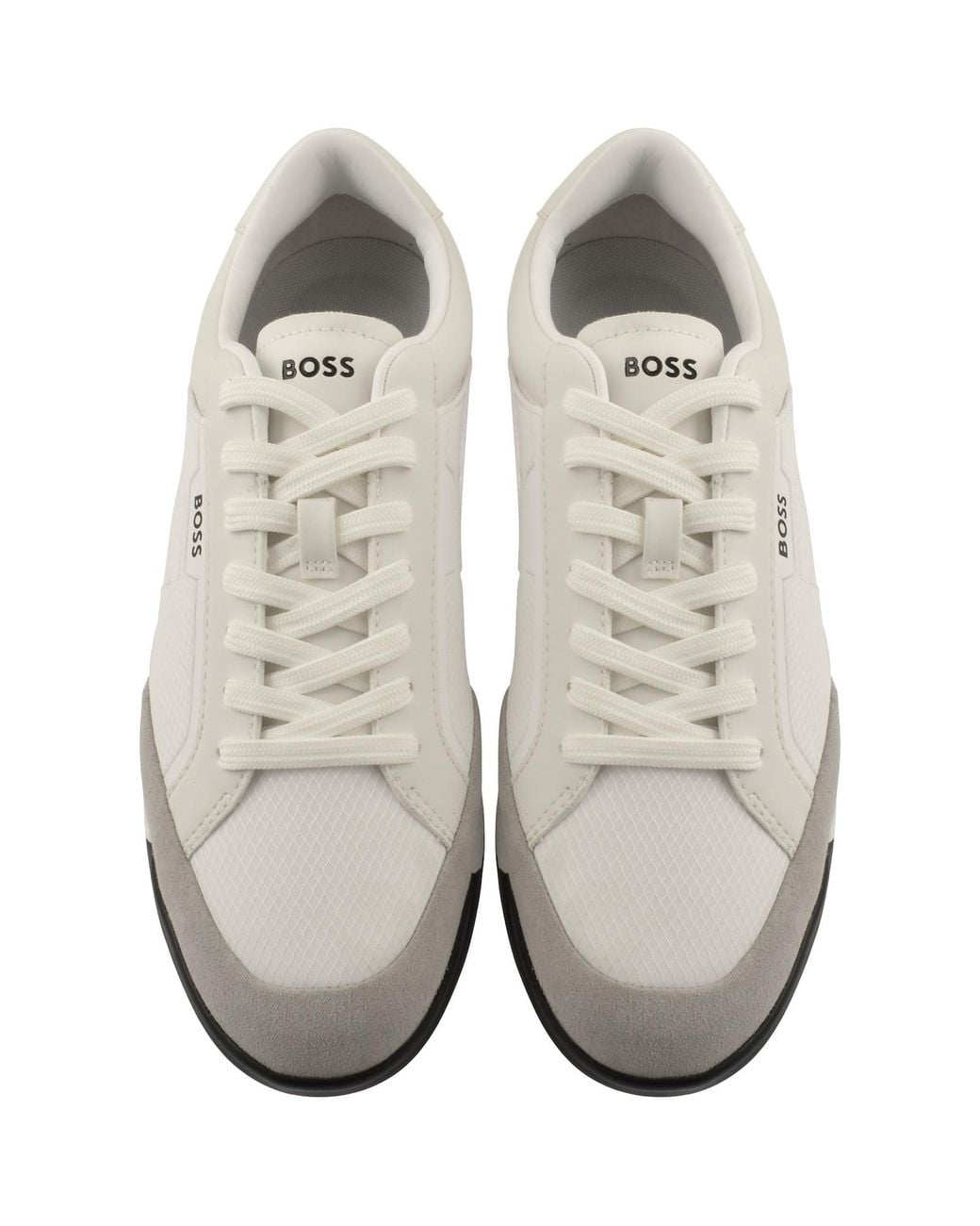 BOSS BUSINESS White Boss Nitan Trainers Open for men