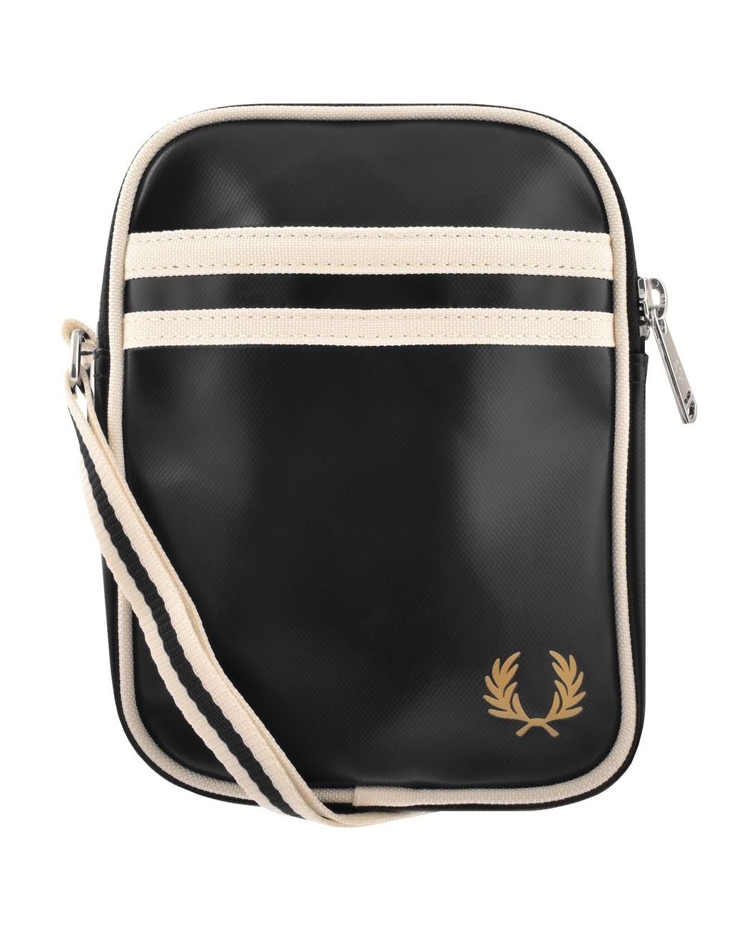 Fred Perry Black Classic Small Side Bag for men