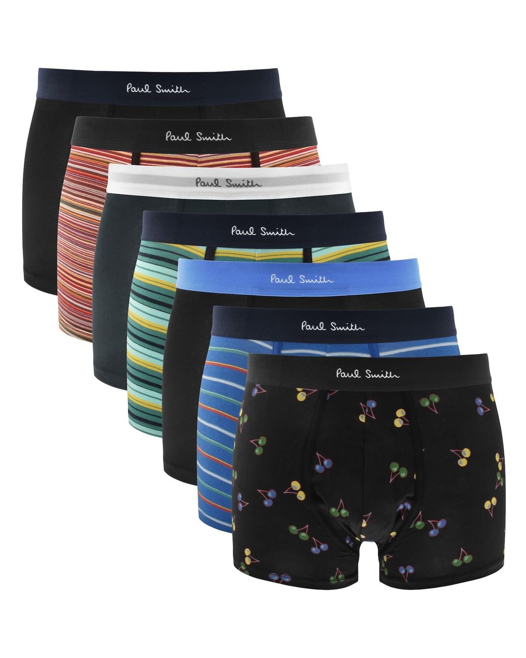 Paul Smith Blue Seven Pack Boxers for men