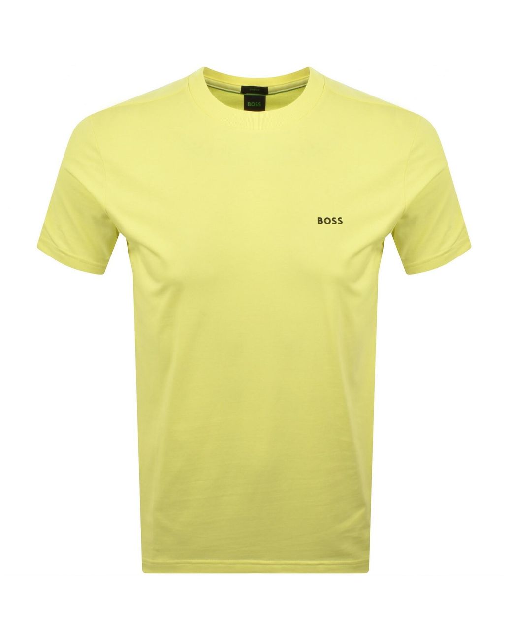 Boss Yellow Boss Tee T Shirt Open for men