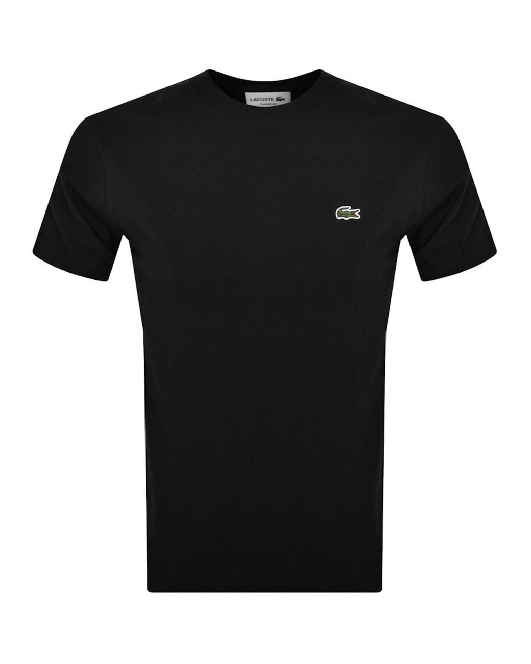 Lacoste Black Crew Neck T Shirt for men
