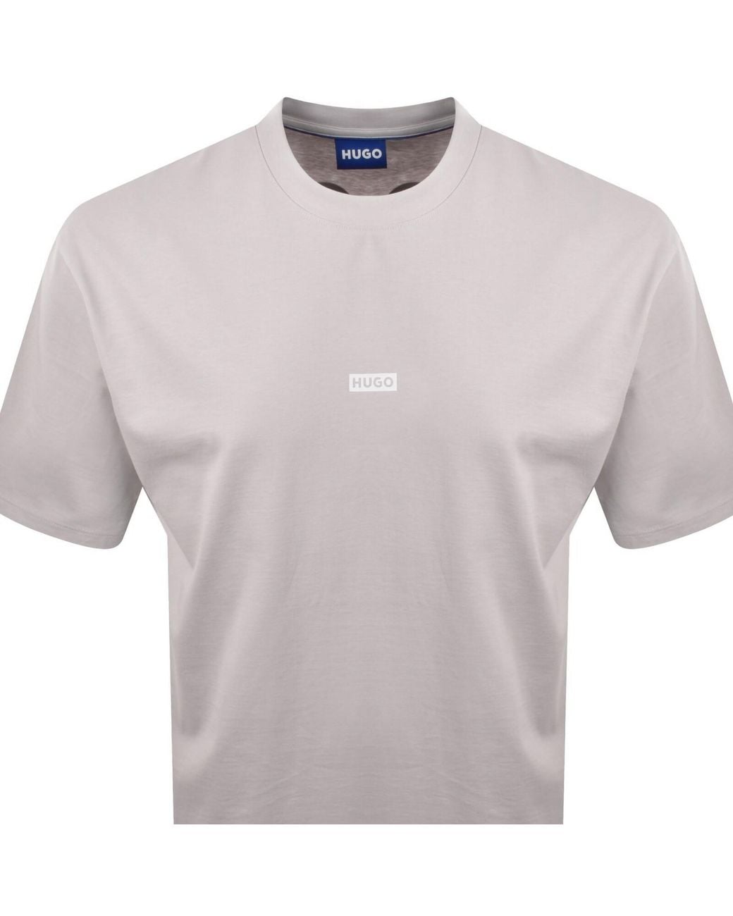 HUGO White Nalono T Shirt Pastel for men