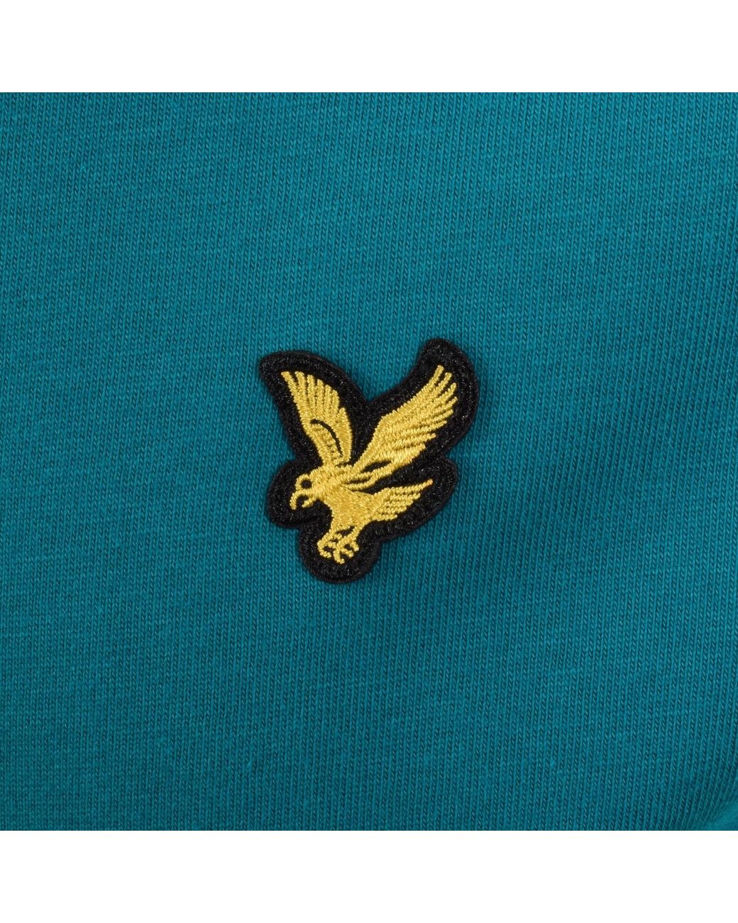 Lyle & Scott Blue Crew Neck T Shirt for men