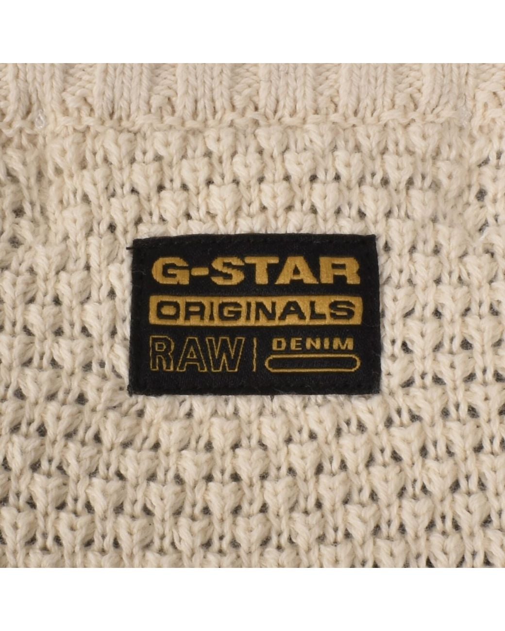G-Star Natural G-Star Structure Mix Knit Jumper for men