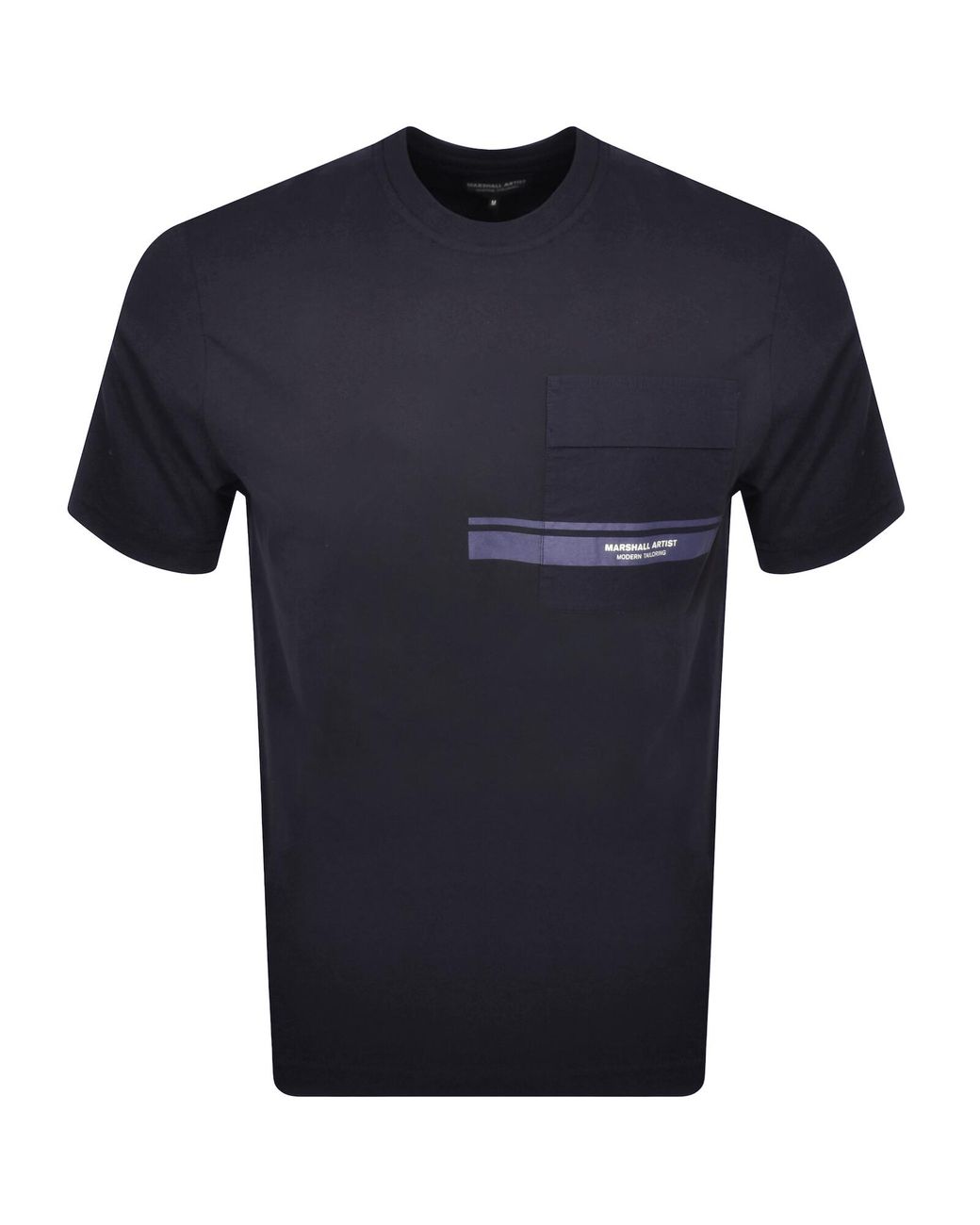 Marshall Artist Blue Seafield T Shirt for men