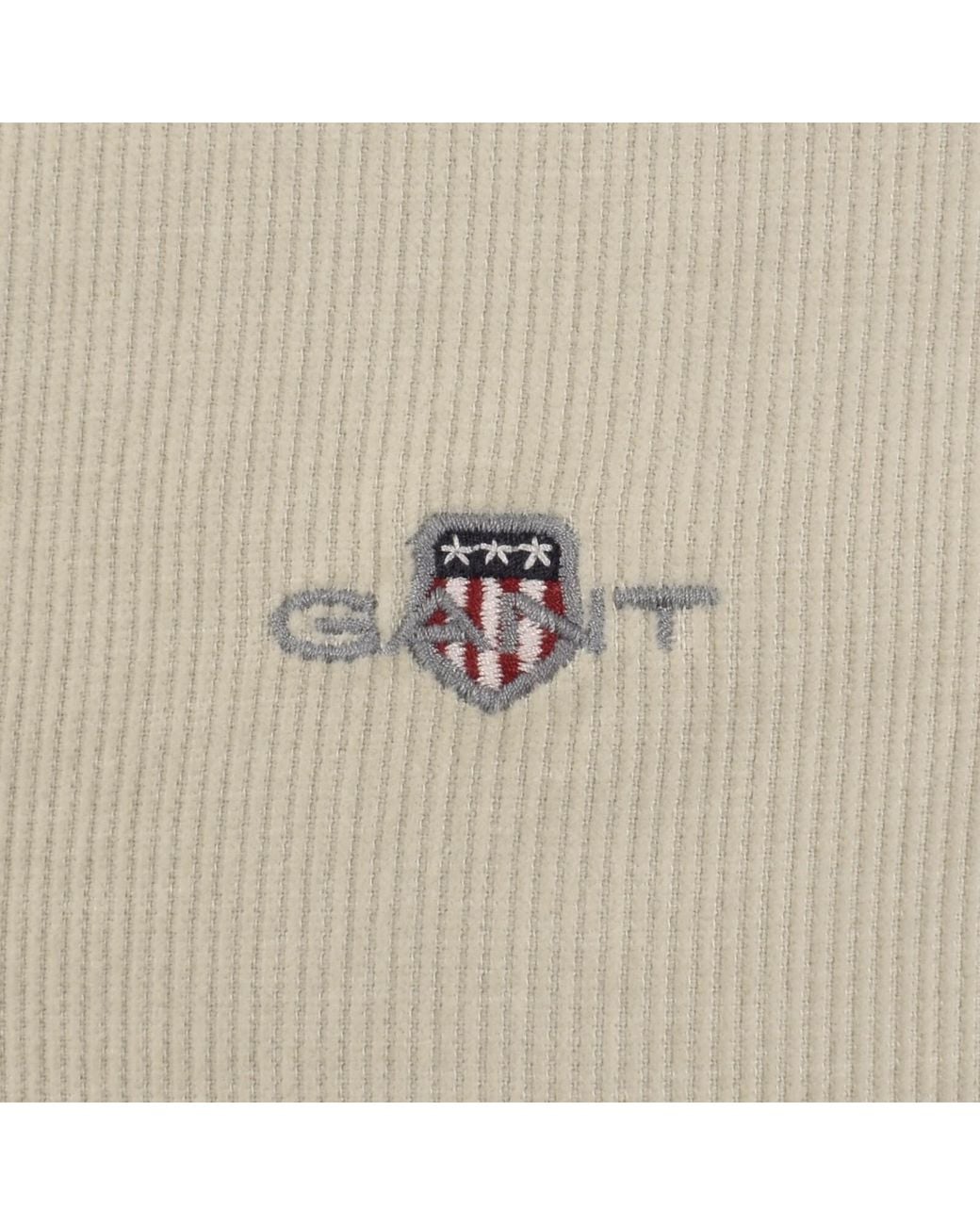 Gant Natural Corduroy Long Sleeved Shirt for men