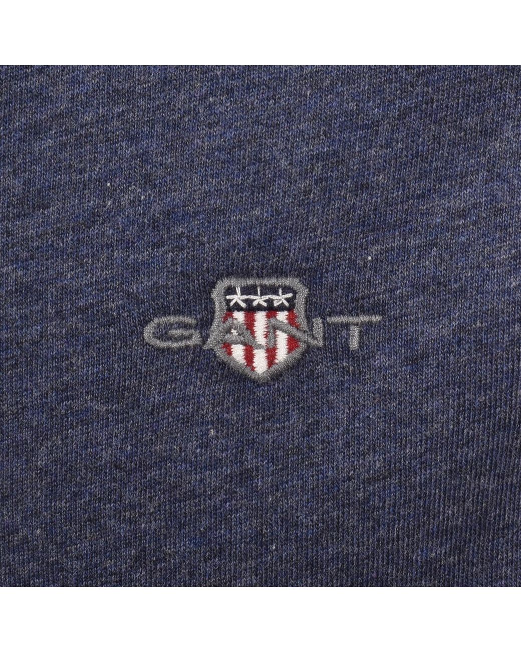 Gant Blue Original Regular Shield T Shirt for men