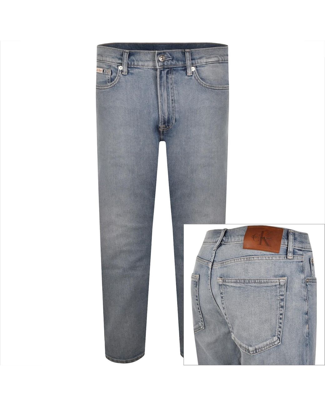 Calvin Klein Blue Jeans Classic Taper Jeans Light for men
