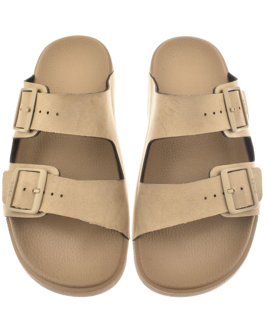 BOSS BUSINESS Brown Boss Surfley Sandals Medium for men