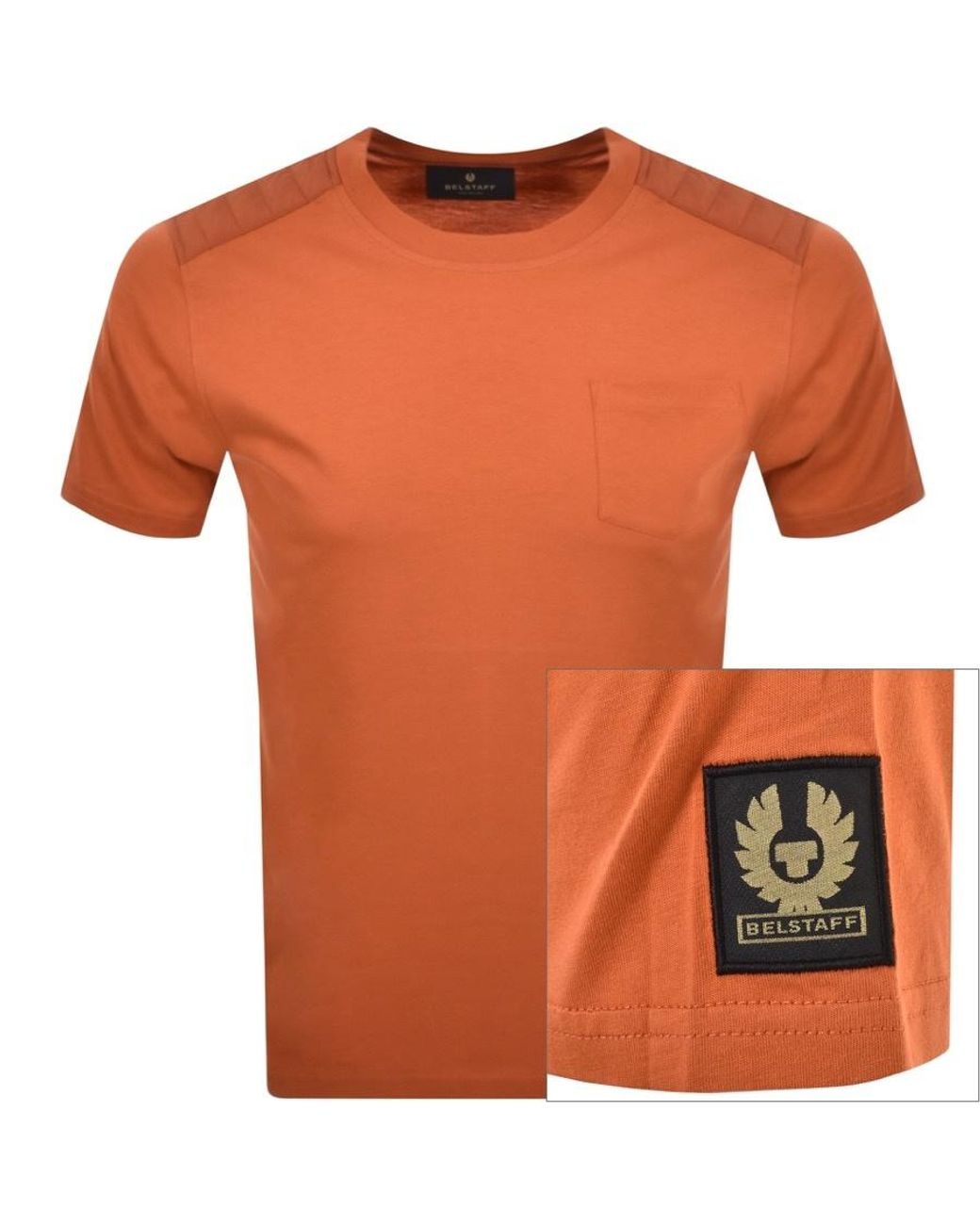 Ochtend gymnastiek zwart Maria Belstaff Racing T Shirt in Orange for Men | Lyst