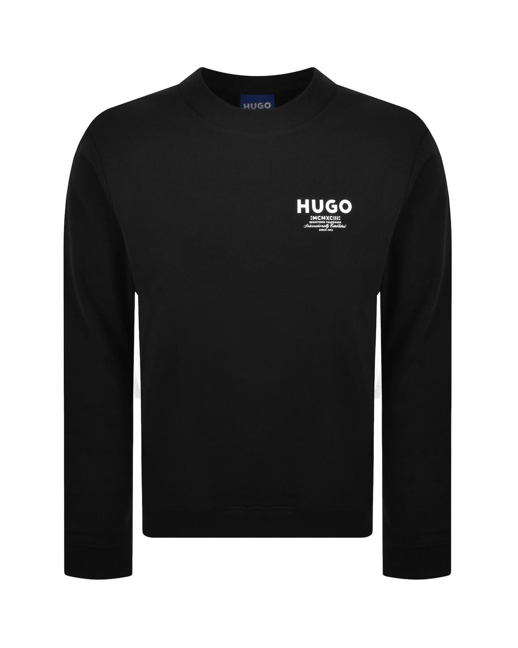 HUGO Black Nespon Sweatshirt for men