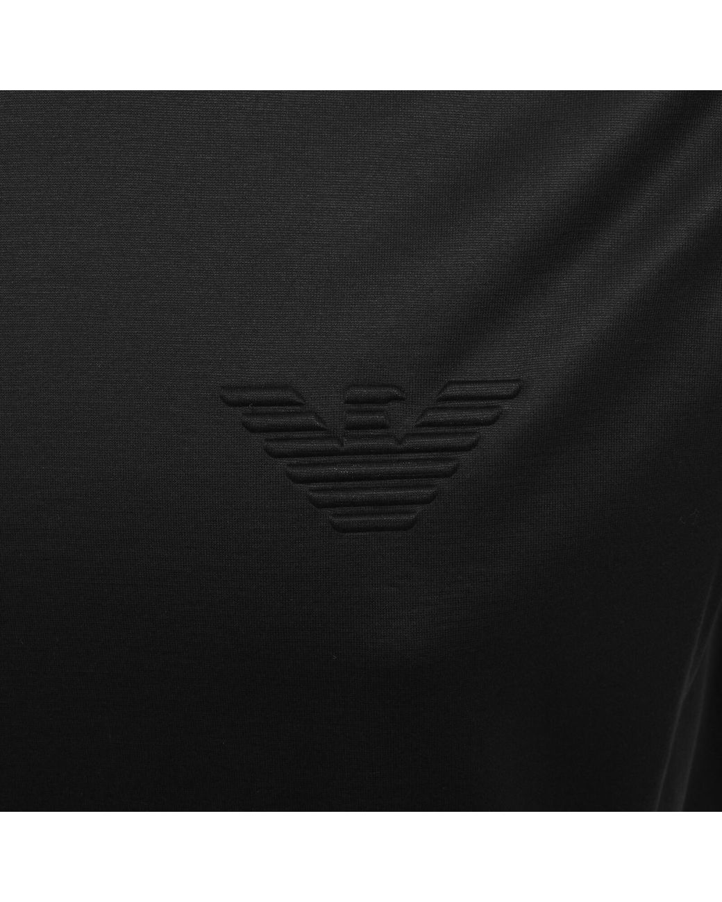 Armani Black Emporio Logo T Shirt for men