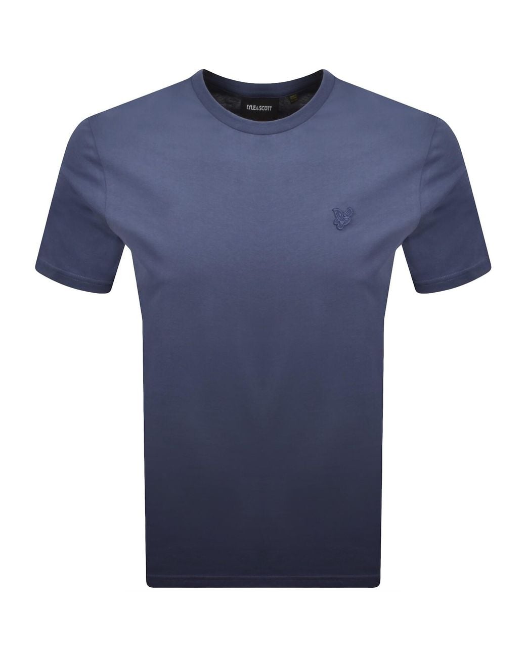 Lyle & Scott Blue Superfine T Shirt Smoke for men