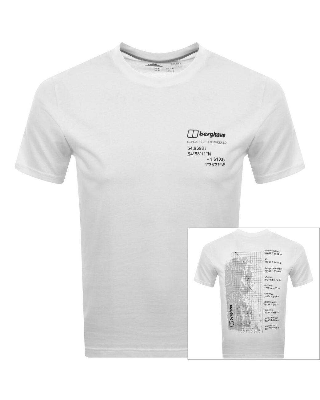 Berghaus White Mount 10 T Shirt for men