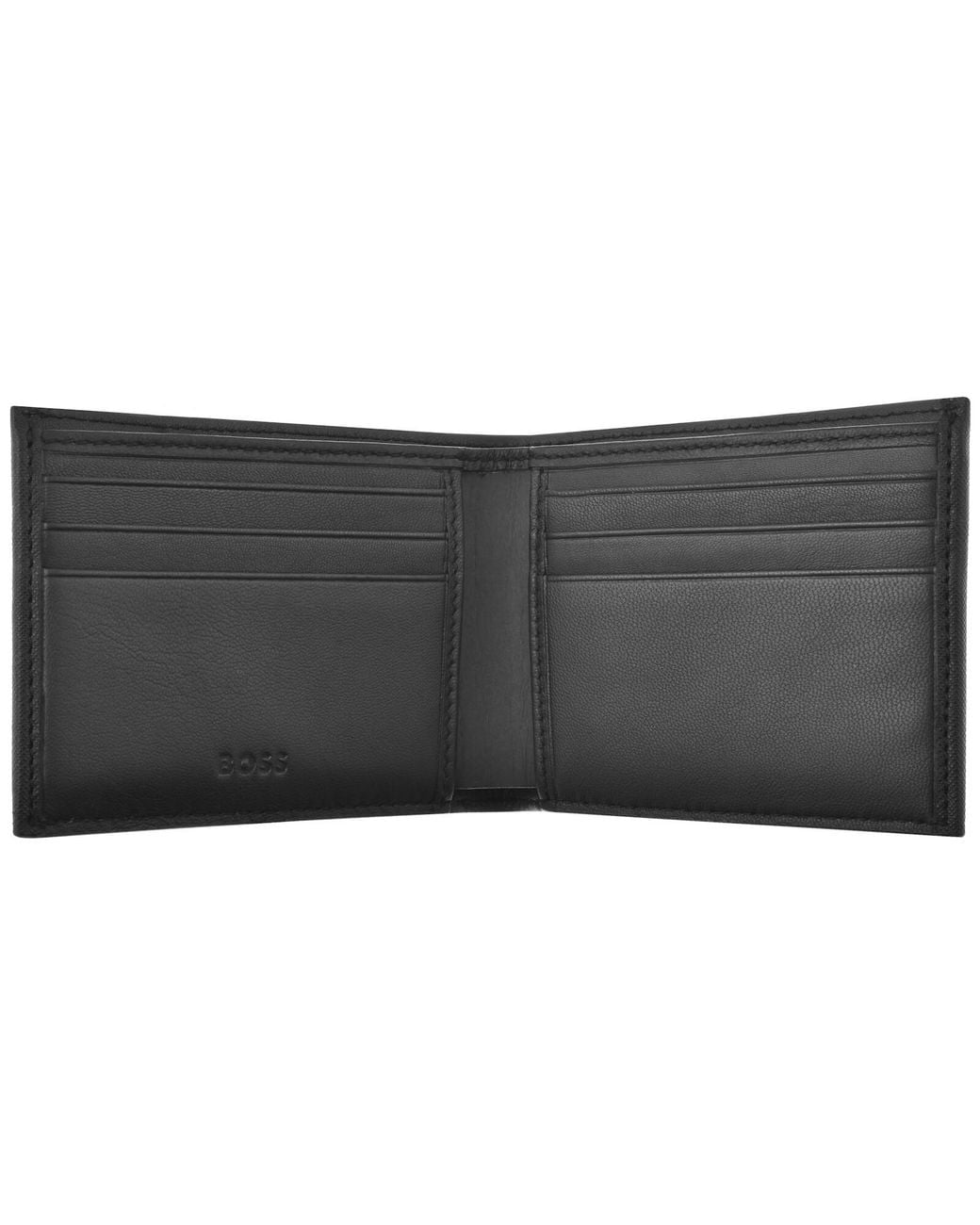 BOSS BUSINESS Black Boss Northon Folding Wallet for men