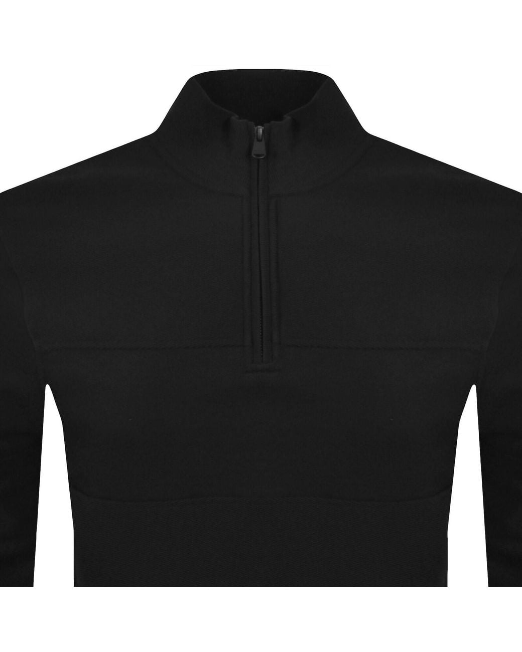 Barbour Black Kaspain Zip Sweatshirt for men