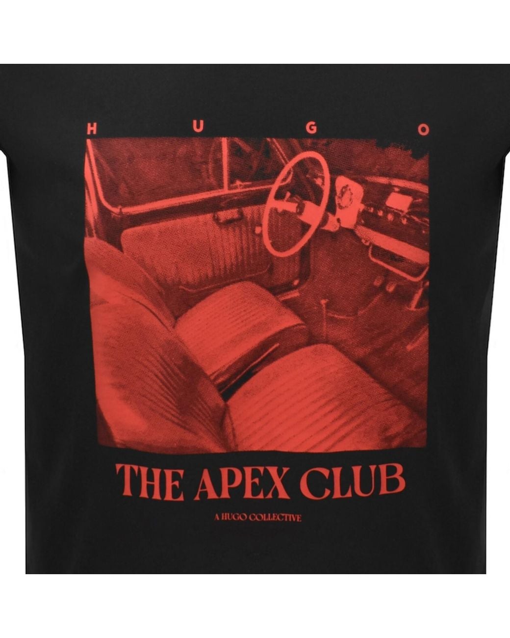HUGO Black Dikems T Shirt for men