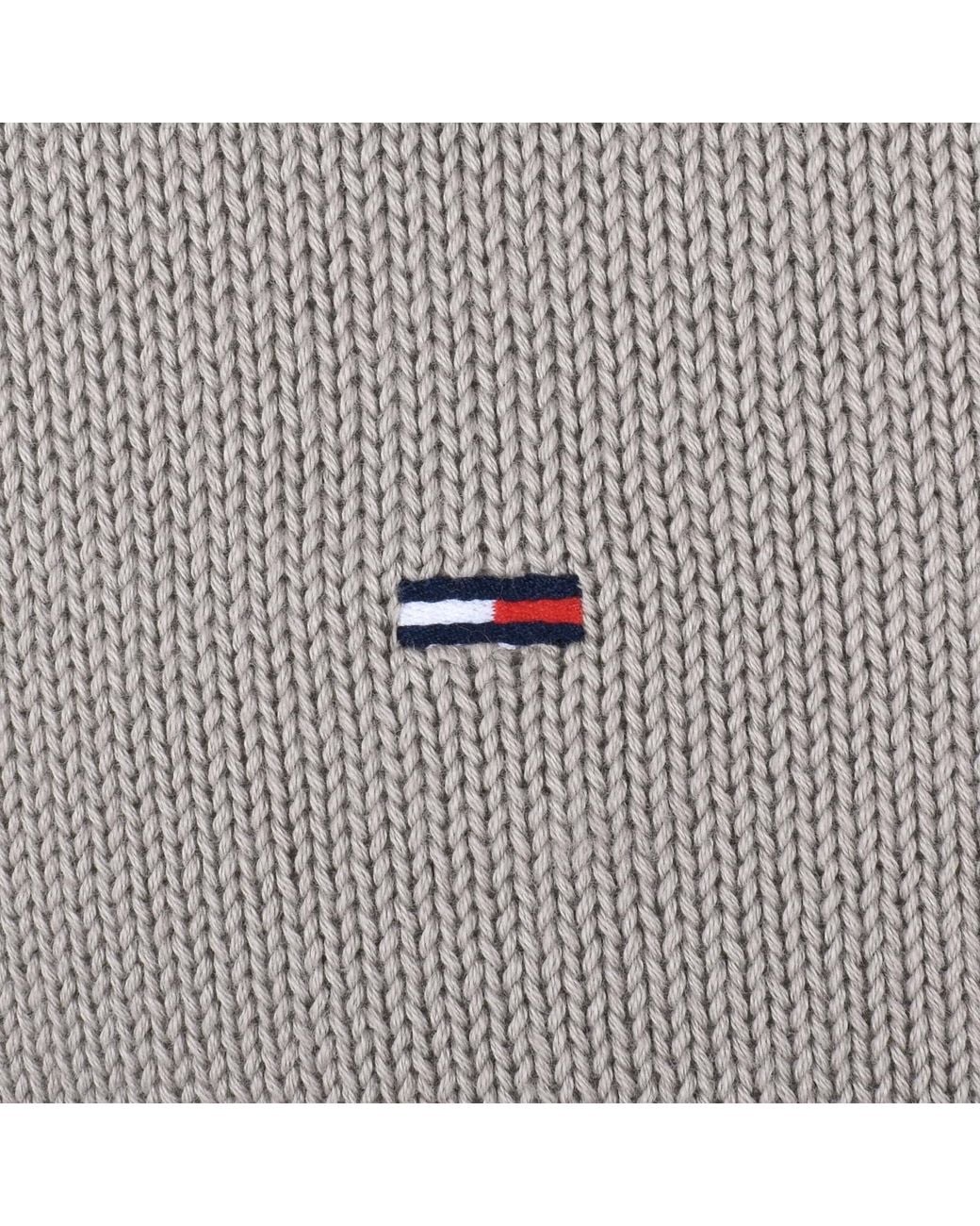 Tommy Hilfiger Gray Flag Slim Fit Sweatshirt for men