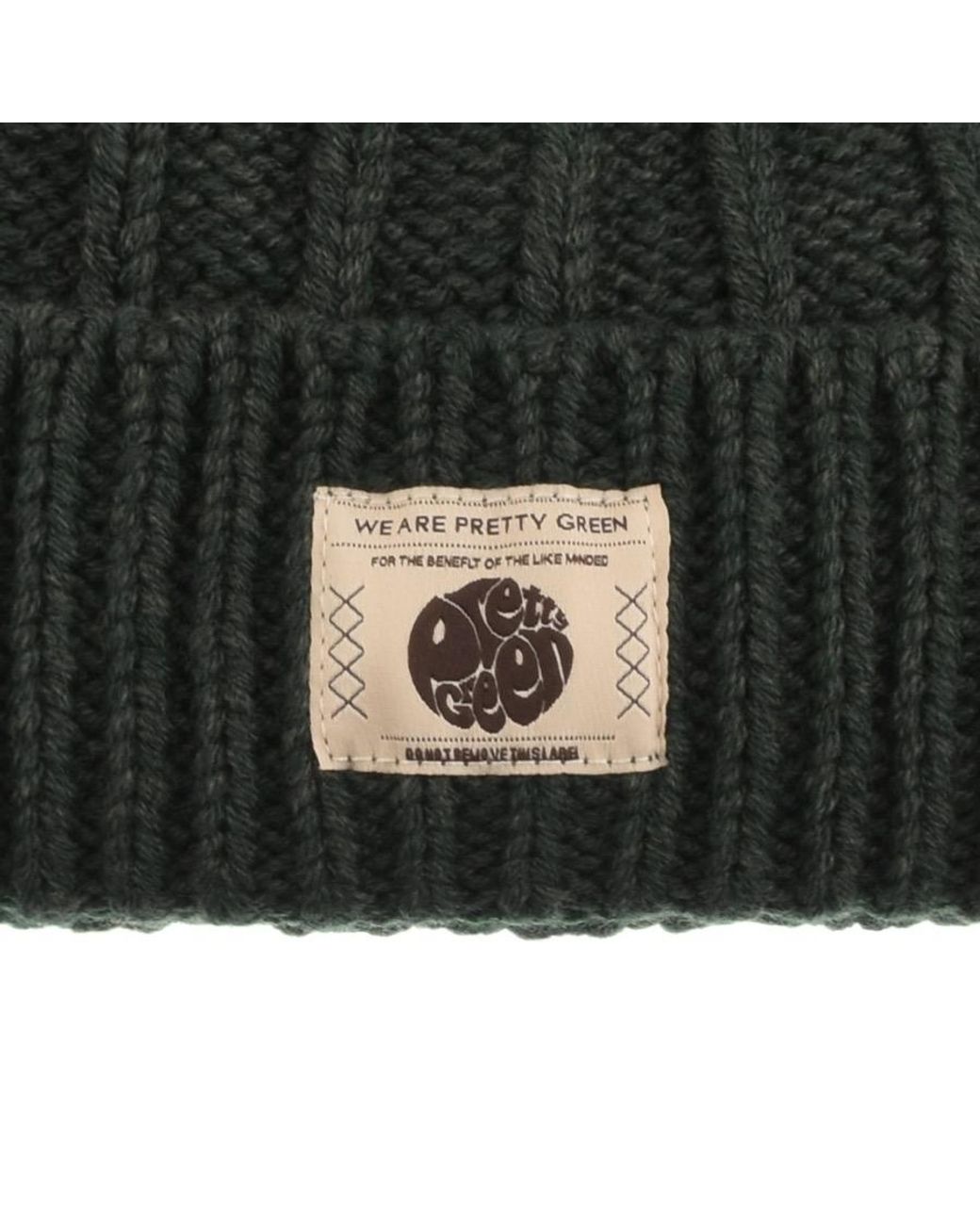 Pretty Green Wool Pretty Weller Beanie 