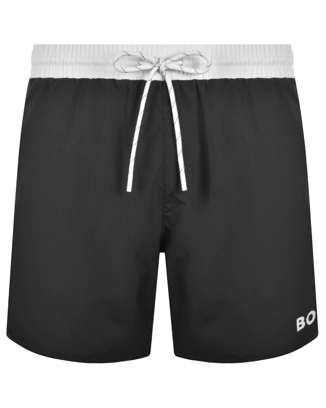 BOSS BUSINESS Black Boss Starfish Swim Shorts for men