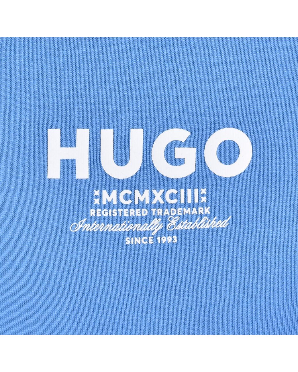 HUGO Blue Nespon Sweatshirt for men