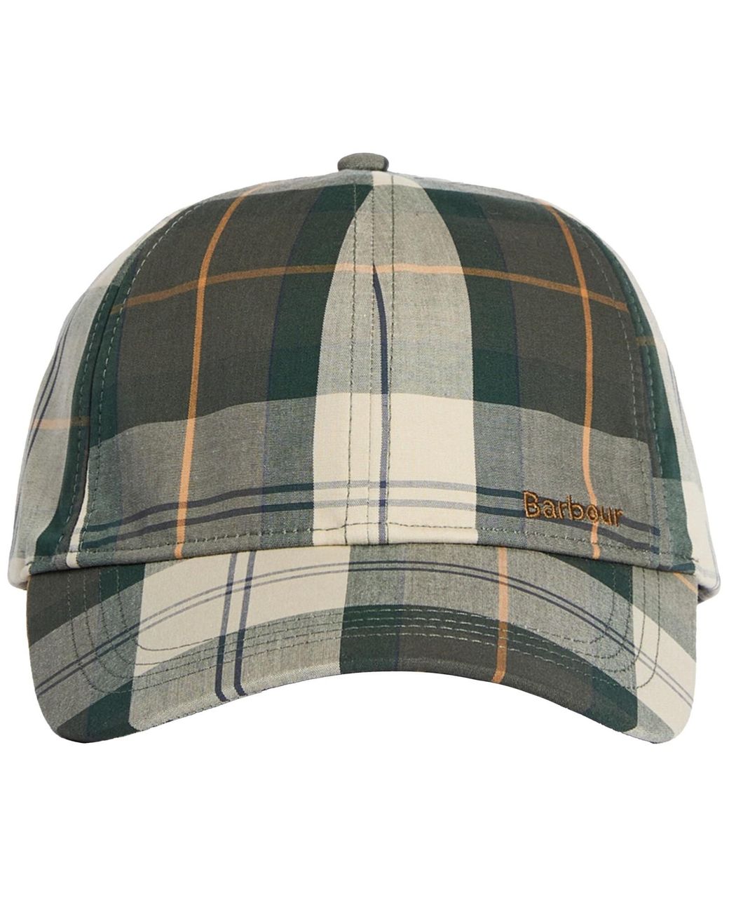 Barbour Green Telfield Baseball Cap Tartan for men