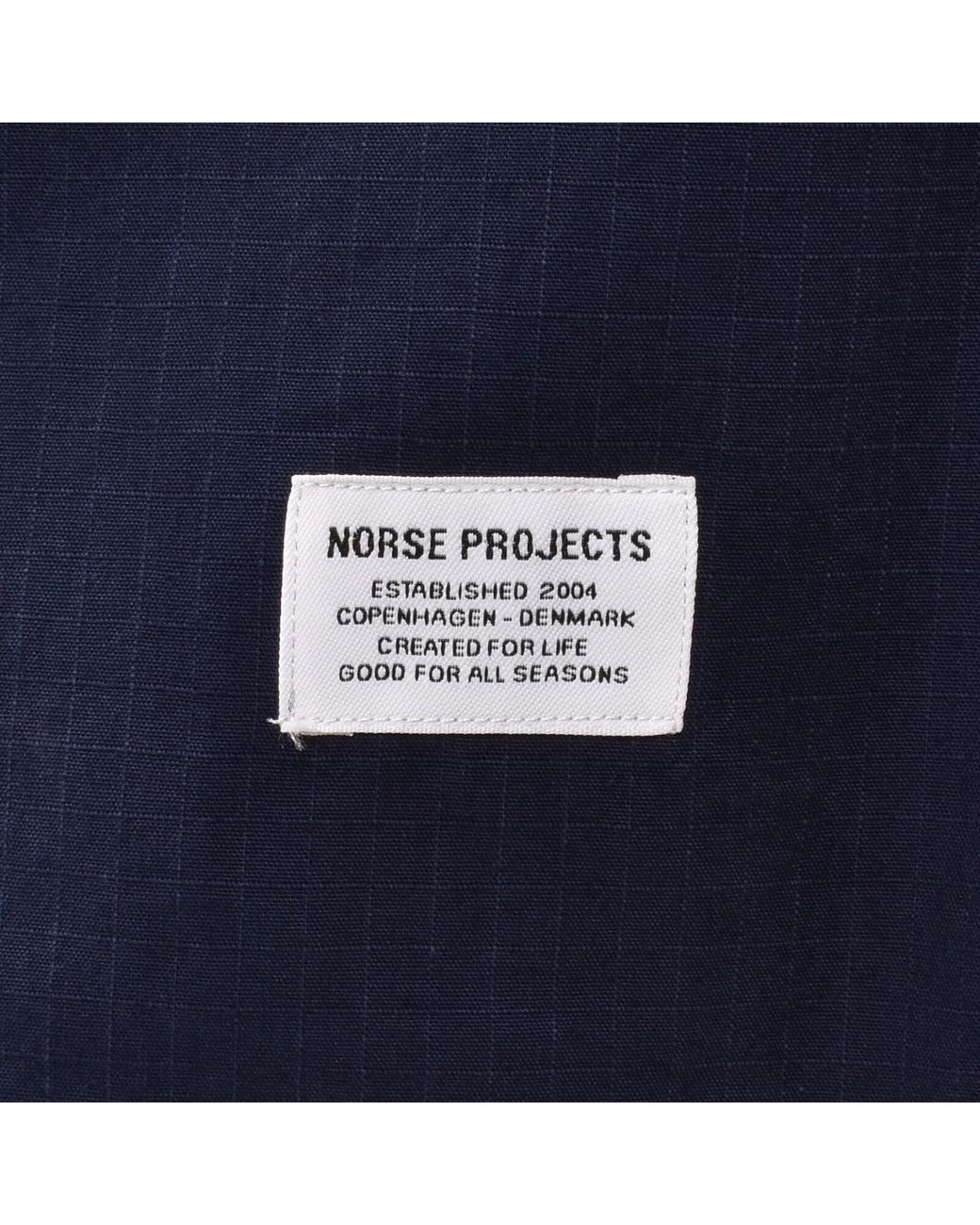 Norse Projects Blue Algot Ripstop Relaxed Shirt for men