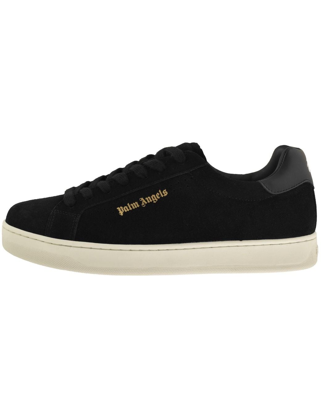 Palm Angels Black Logo Tennis Trainers for men