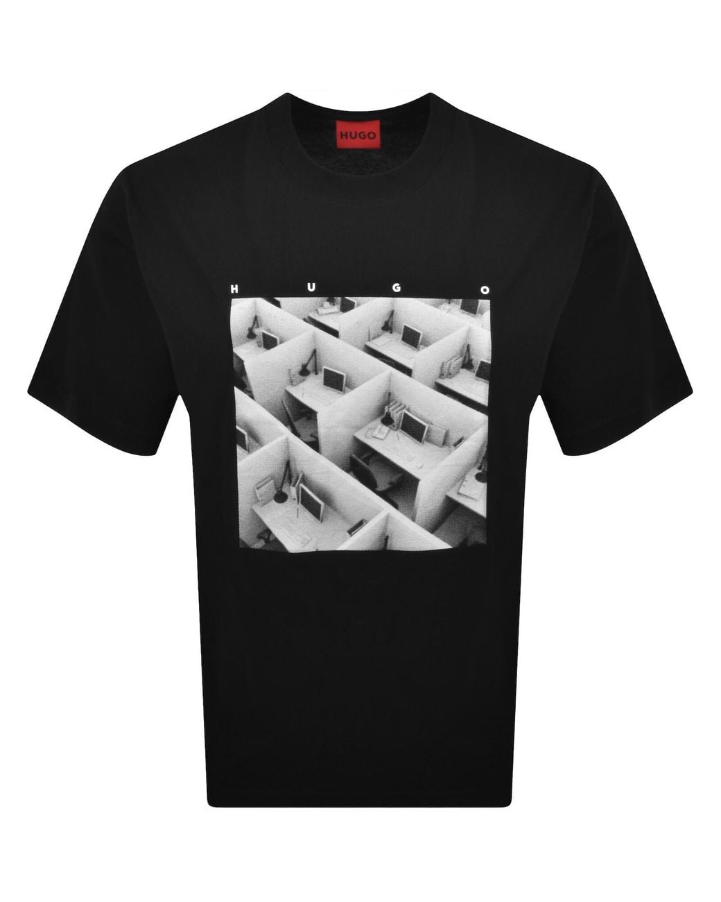 HUGO Black Dodger T Shirt for men